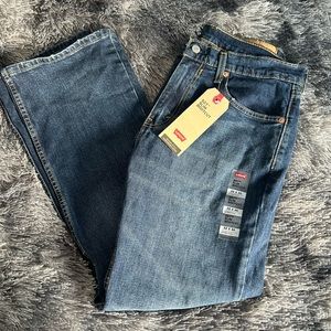 Mens Levi’s 527 Slim Stretch Bootcut Jeans NWT